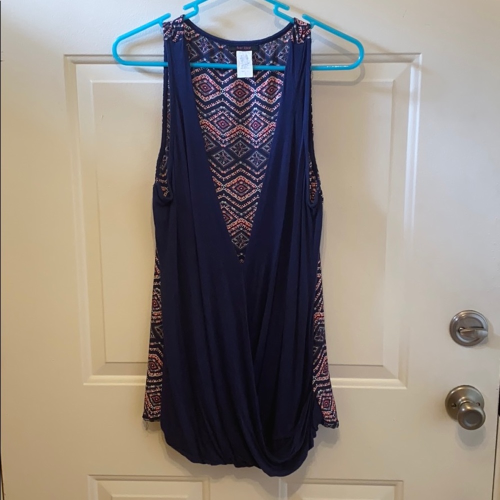 First love ruched tank top